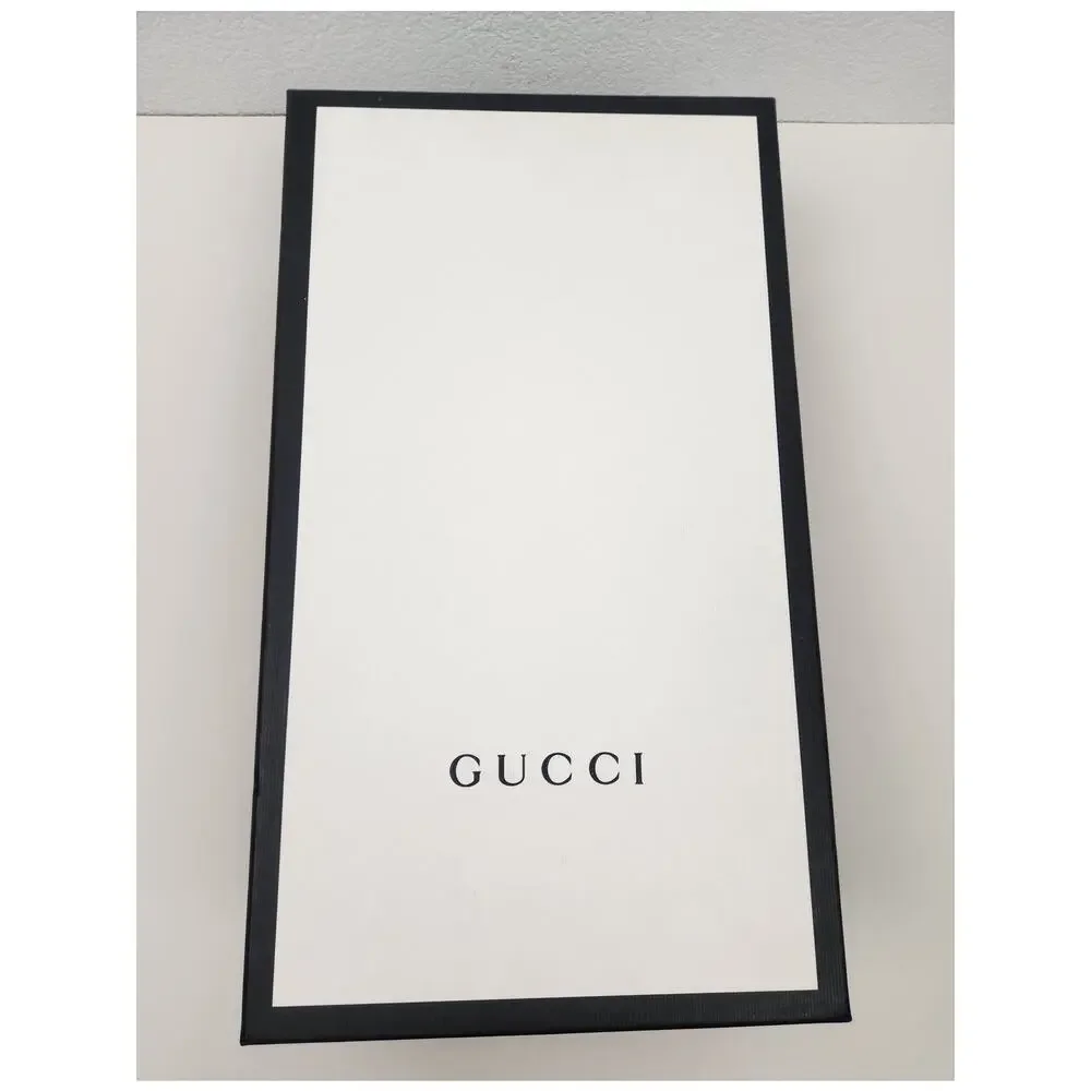 2 Gucci Black White Empty Boxes Small Shoebox
